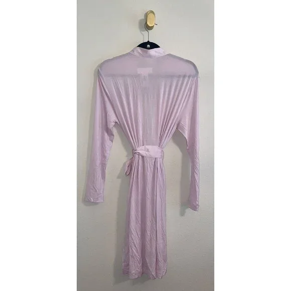 Calvin Klein QS6529 Womens Modal Satin Sleep Robe M/L Medium Large Pink New - Picture 8 of 8